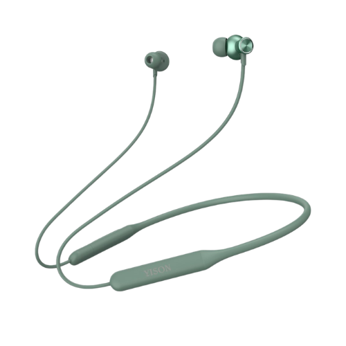 Yison E20 Bluetooth Wireless Neckband-Green Image 1