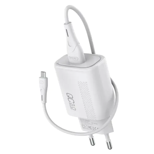 Yison Celebrat C-H11(EU) QC3.0 18W Charger Adapter with Micro USB Cable Image 0