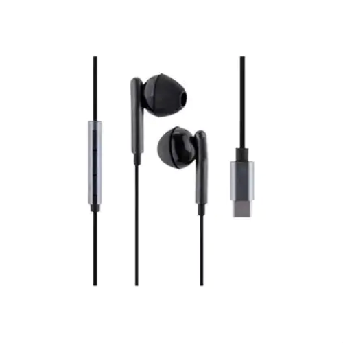 Yison X6 Type-C In-Ear Earphone-Black Image 1