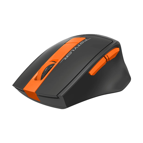 A4TECH FG30 Wireless Mouse-Black And Orange Image 1