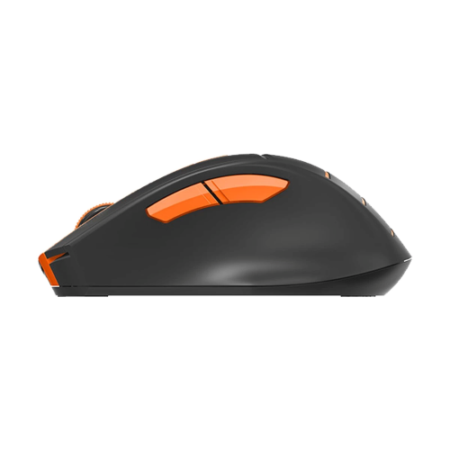 A4TECH FG30 Wireless Mouse-Black And Orange Image 3