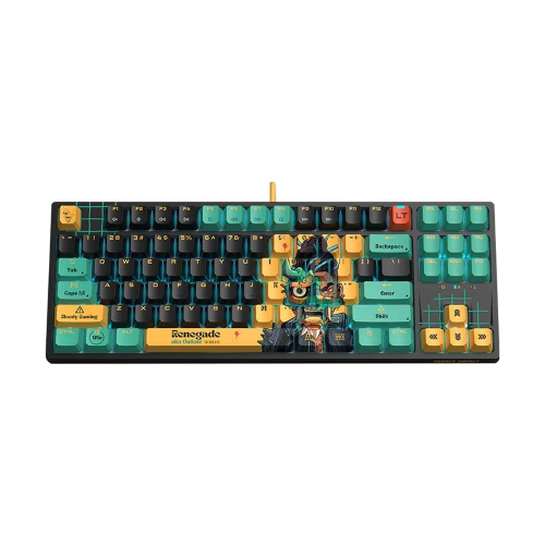 A4TECH Bloody AT87 RGB Wired Mechanical Gaming Keyboard-Renegade