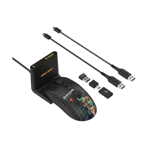 A4TECH Bloody R72 Ultra Duo Dual Mode Wireless Gaming Mouse-Renegade Midnight Image 4