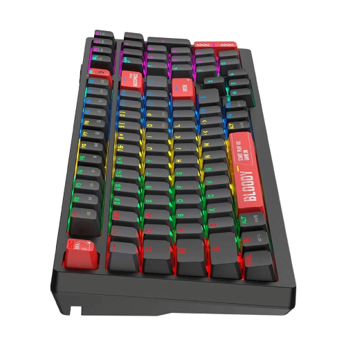 A4TECH Bloody WS98 Tri-Mode Wireless RGB Mechanical Keyboard-Sports Red Image 2