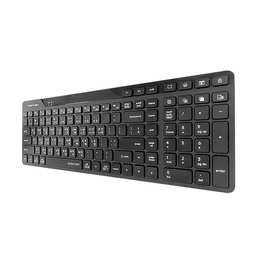 A4TECH FBK27C AS Fstyler Wireless Rechargeable Keyboard Image 1