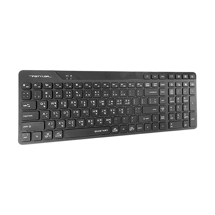 A4TECH FBK27C AS Fstyler Wireless Rechargeable Keyboard Image 2