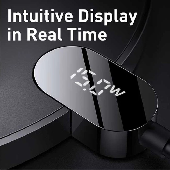Baseus LED Digital Display 15W Wireless Charger Image 2