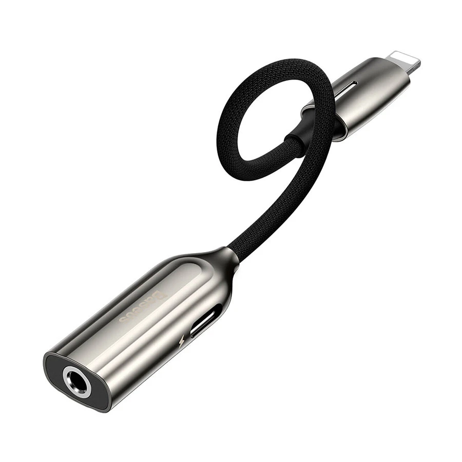 Baseus CALL56-0A Lightning Male to Lightning & 3.5mm Female Converter Image 2