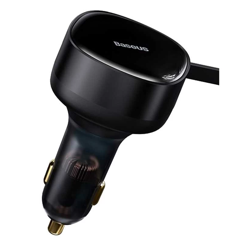 Baseus Enjoyment Retractable 2 in1 Car Charger Image 1