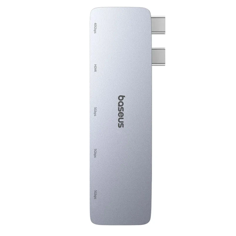 Baseus UltraJoy Series 5-in-1 Multifunctional Type-C HUB with 4K HDMI – Grey Image 1