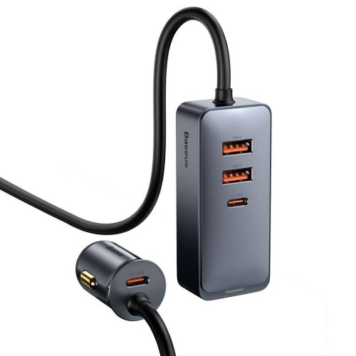 Baseus Share Together Series Fast Charge 120W Dual USB+Dual Type-C Car Charger Image 1