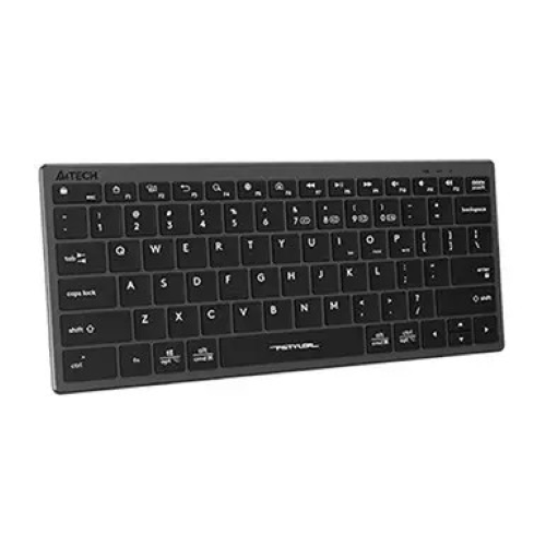 A4TECH Fstyler FBX51C Rechargeable Bluetooth And 2.4G Wireless Keyboard-Grey Image 1