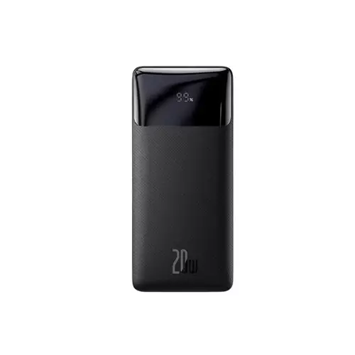 Baseus Bipow 30000mAh 20W Digital Display Fast Charging Power Bank – Black Image 1