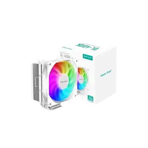 Power Train DL-400K RGB CPU Cooler White Image 0