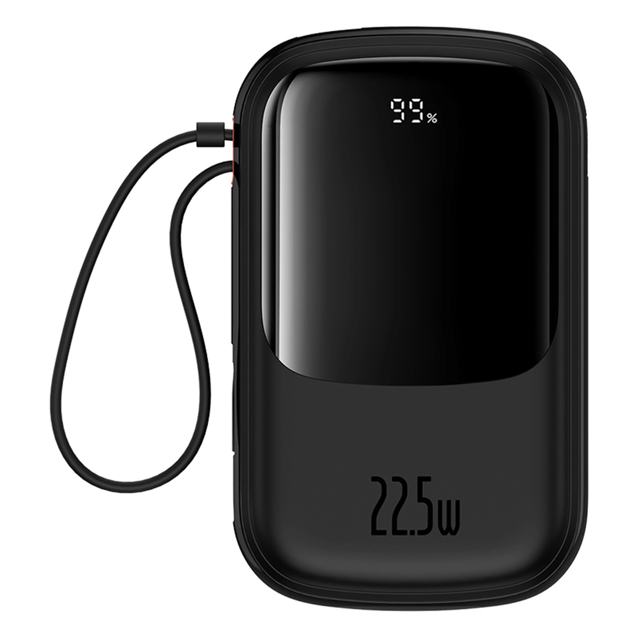 Baseus Qpow Pro+ Digital Display Fast Charging Power Bank 20000mAh 22.5W Type-C Edition – Black Image 1