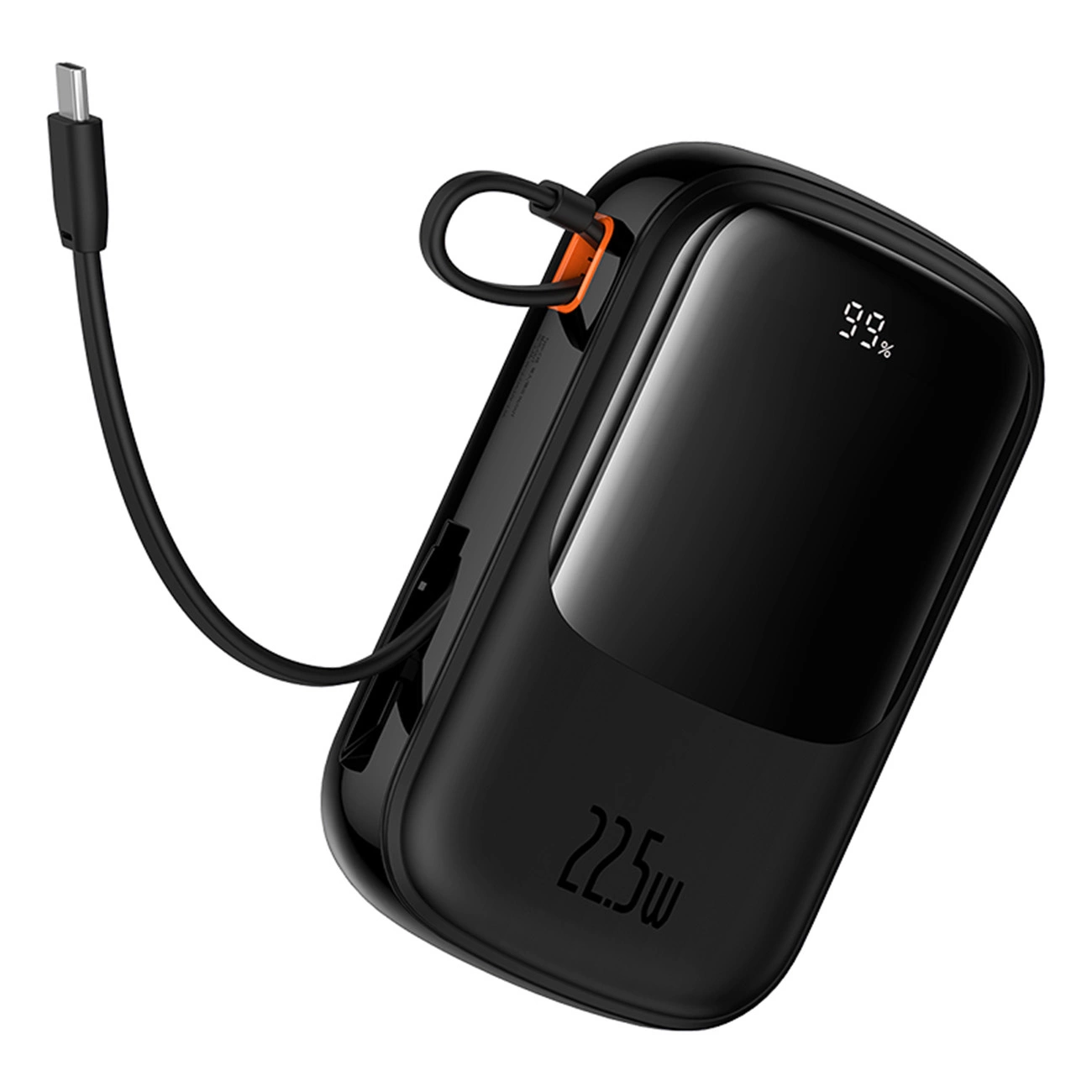 Baseus Qpow Pro+ Digital Display Fast Charging Power Bank 20000mAh 22.5W Type-C Edition – Black Image 4