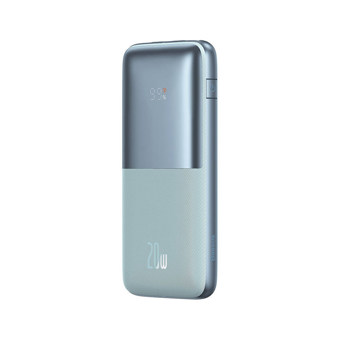 Baseus Bipow Pro 10000mAh 20W Digital Display Fast Charge Power Bank – Blue Image 1