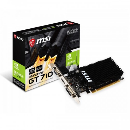 MSI GT 710 2GD3H LP 2GB DDR3 Gaming Graphic Card Original Image