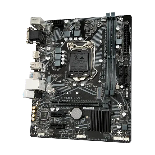 GIGABYTE H410M H V2 10th Gen Micro ATX Motherboard Image 1