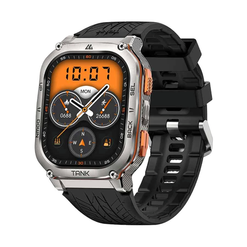 KOSPET TANK M3 Ultra Calling Rugged Smartwatch-Silver Image 1