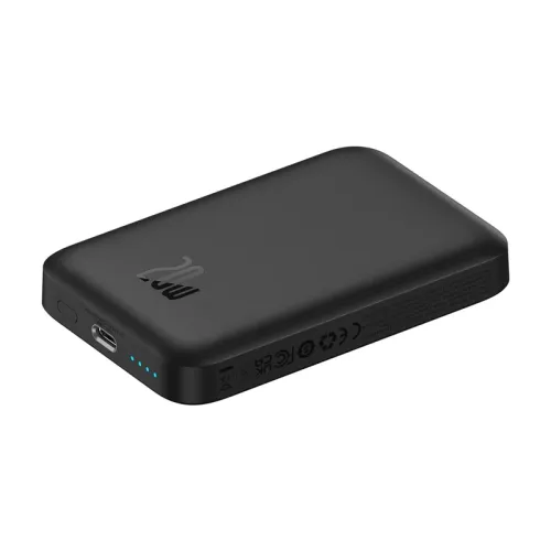 Baseus Magnetic Mini Air Wireless Fast Charge Power Bank 10000mAh 20W – Black Image 3