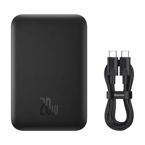 Baseus Magnetic Mini Air Wireless Fast Charge Power Bank 10000mAh 20W – Black Image 4