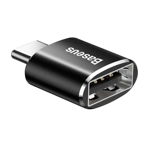 Baseus Mini USB Female to Type C Male Adapter converter Image 1