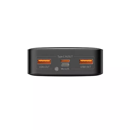 Baseus Bipow 30000mAh 20W Digital Display Fast Charging Power Bank – Black Image 3